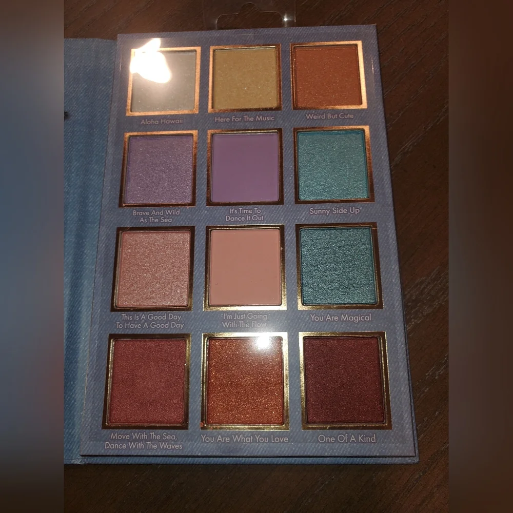 Disney's Stitch In Pineapple Eyeshadow Palette